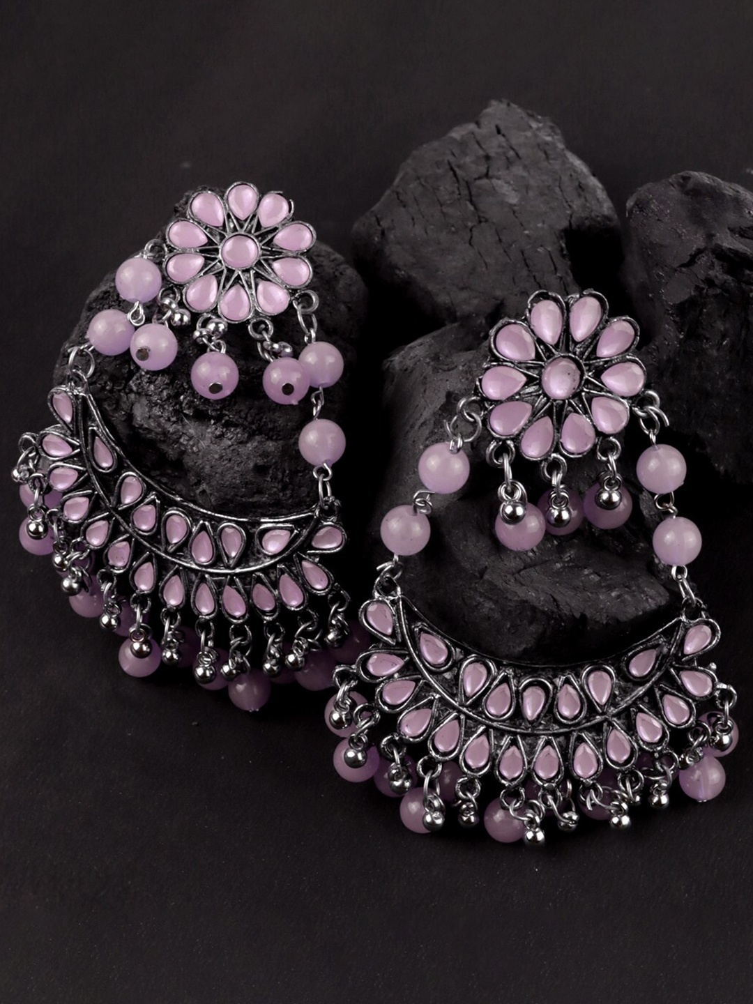 

Krelin Silver-Plated Classic Chandbalis Earrings