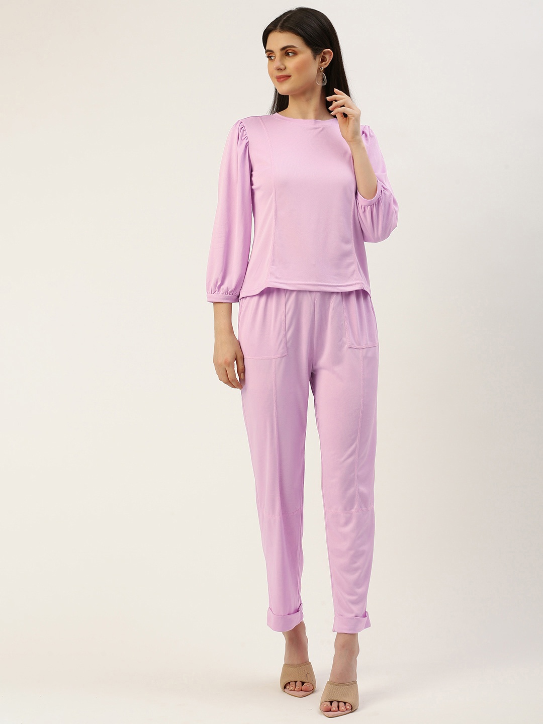 

AND Women Top With Trousers, Lavender