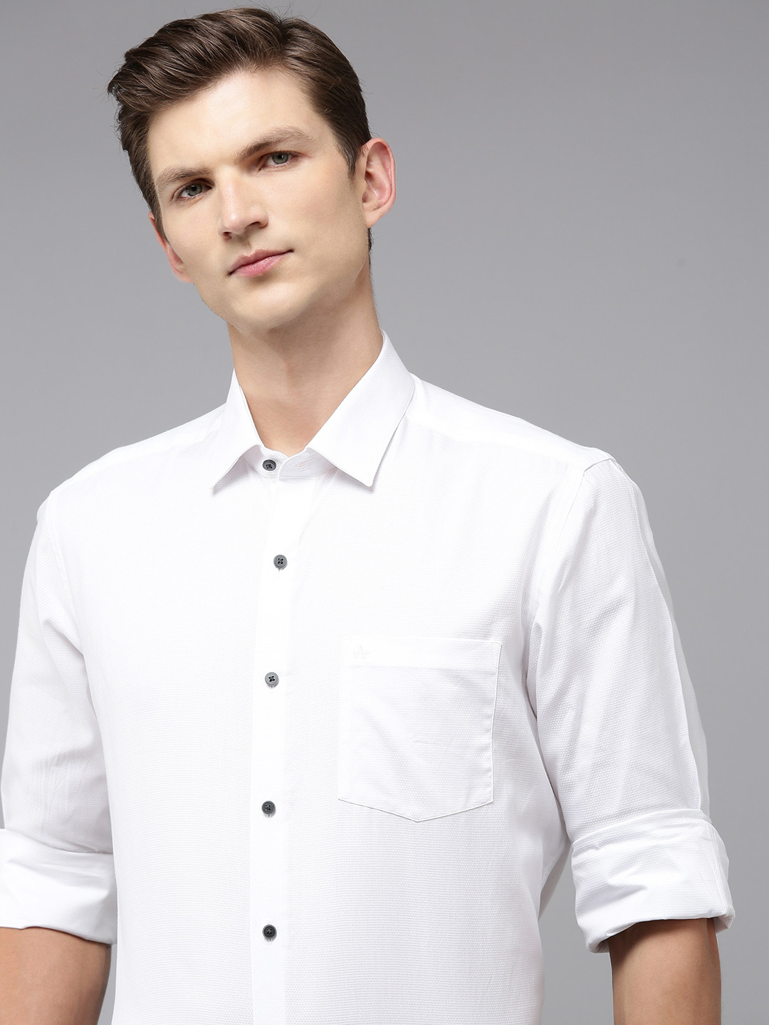 

Arrow Pure Cotton Original Slim Fit Formal Shirt, White