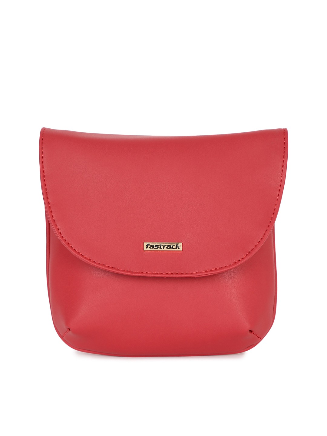 

Fastrack PU Structured Sling Bag, Maroon