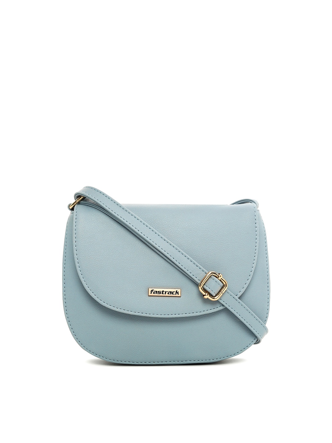 

Fastrack Blue PU Structured Sling Bag with Tasselled