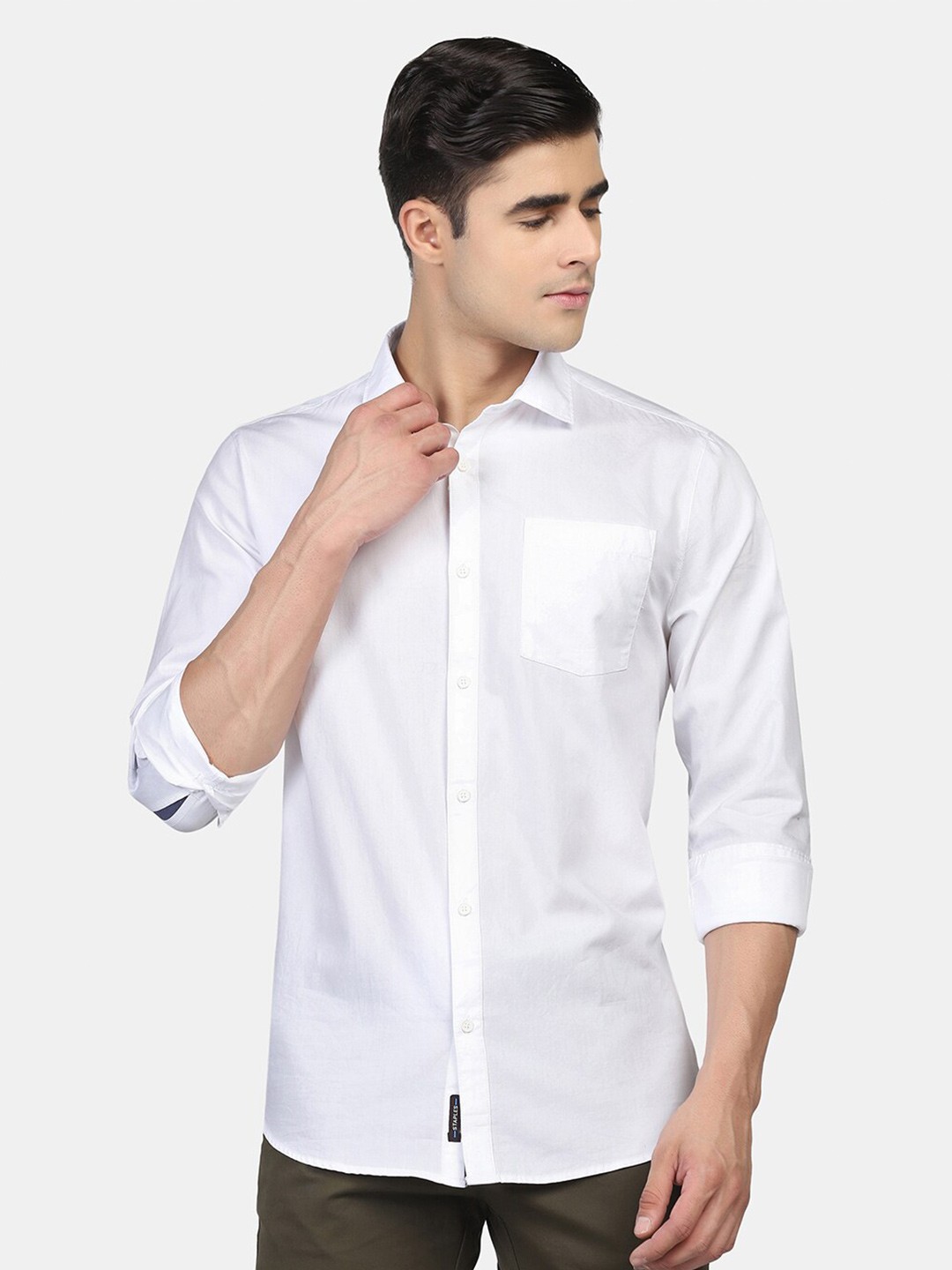 

Blackberrys Slim Fit Pure Cotton Casual Shirt, White