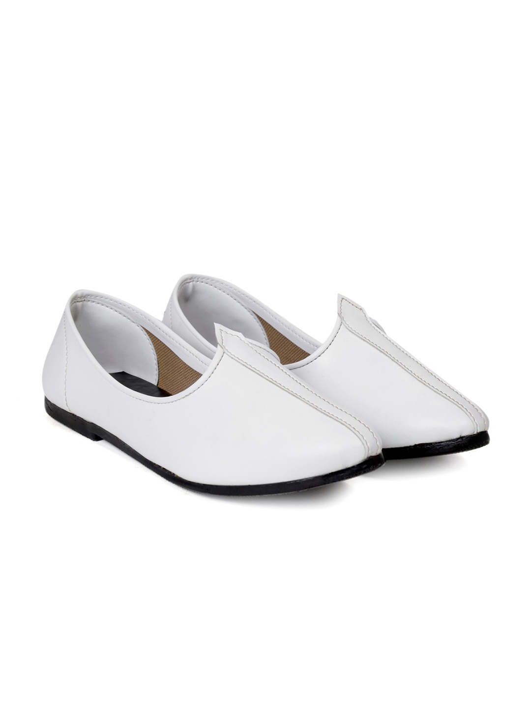 

Bxxy Men Pointed Toe Basics Mojaris, White