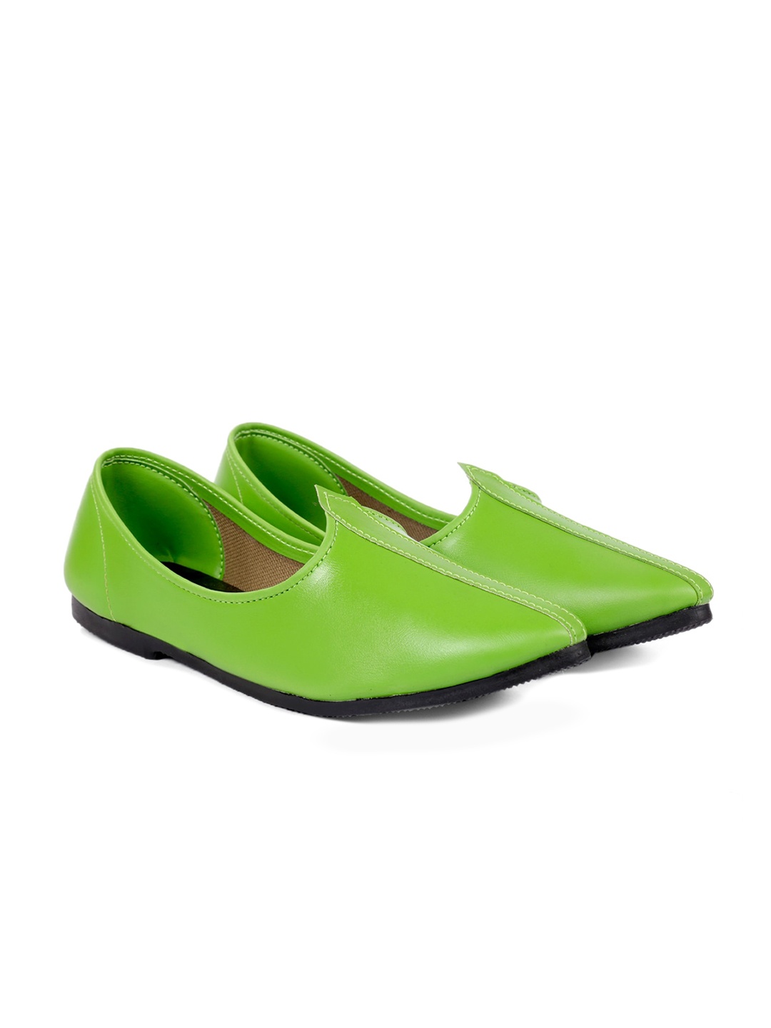 

Bxxy Men Pointed Toe Basics Mojaris, Green