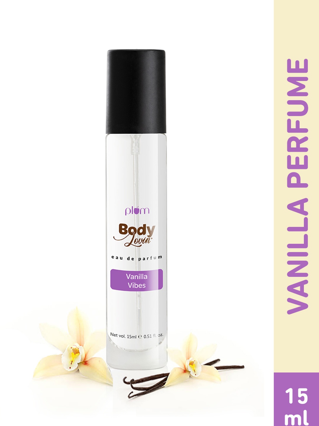 

Plum Women BodyLovin' Vanilla Vibes Long Lasting Warm Vanilla Eau De Parfum - 15ml, White