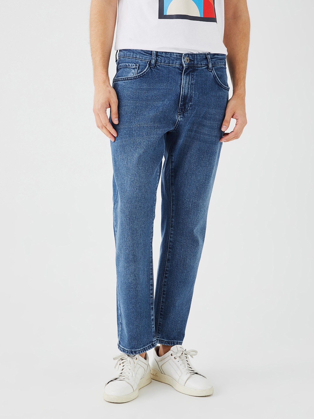 

LC Waikiki Men Regular Fit Low-Rise Jeans, Blue