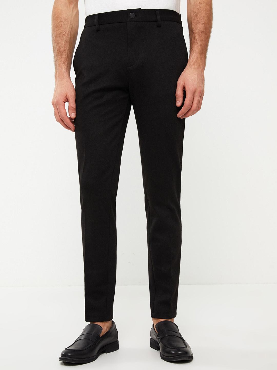 

LC Waikiki Men Slim Fit Trousers, Black
