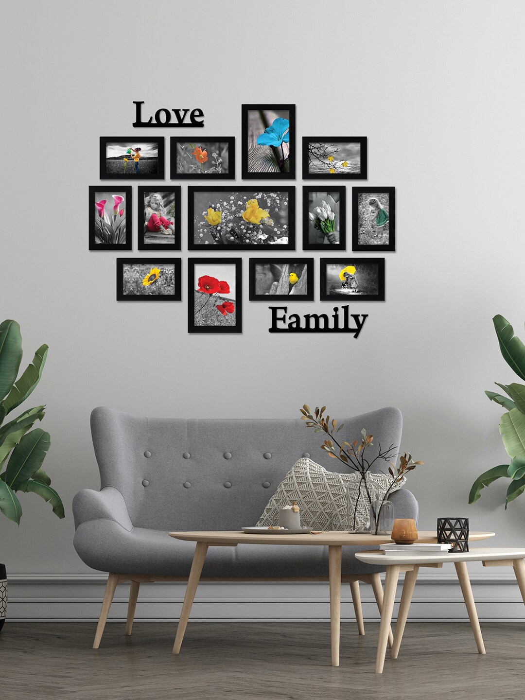 

nest ART 13 Pcs Black Collage Photo Frames