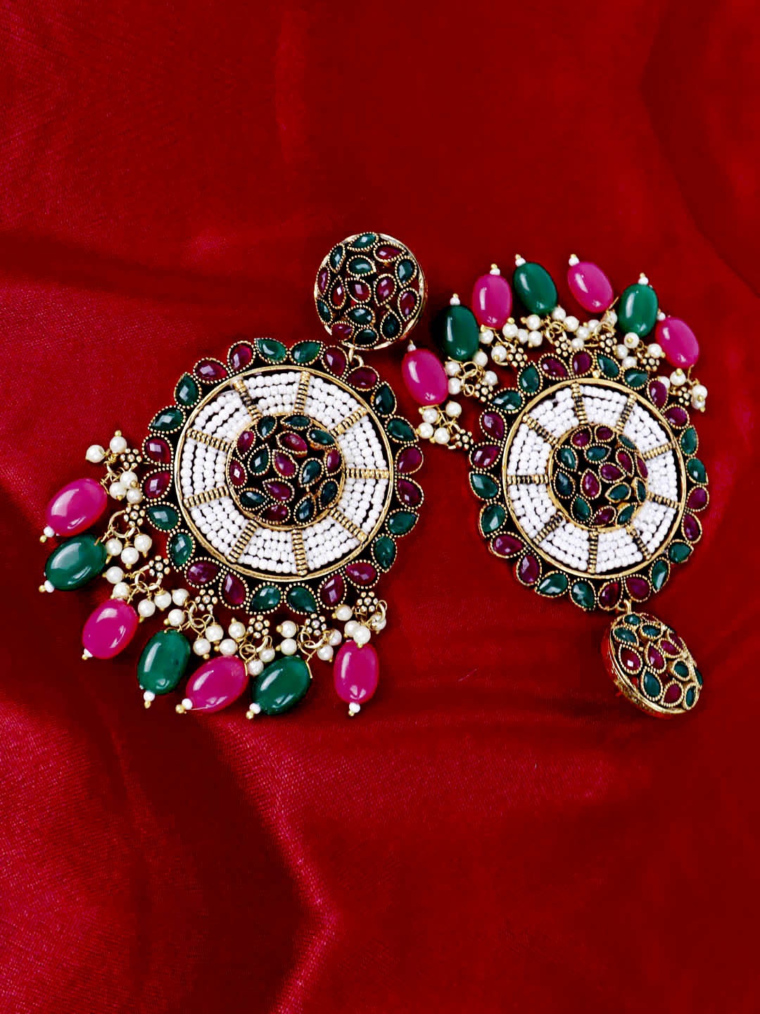 

VAGHBHATT Gold-Plated Classic Drop Earrings