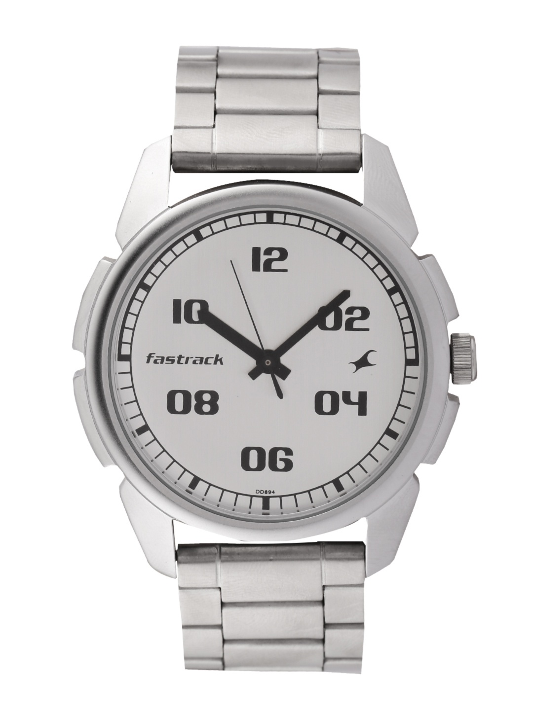 

Fastrack Men Silver-Toned Analogue Watch 3124sm01
