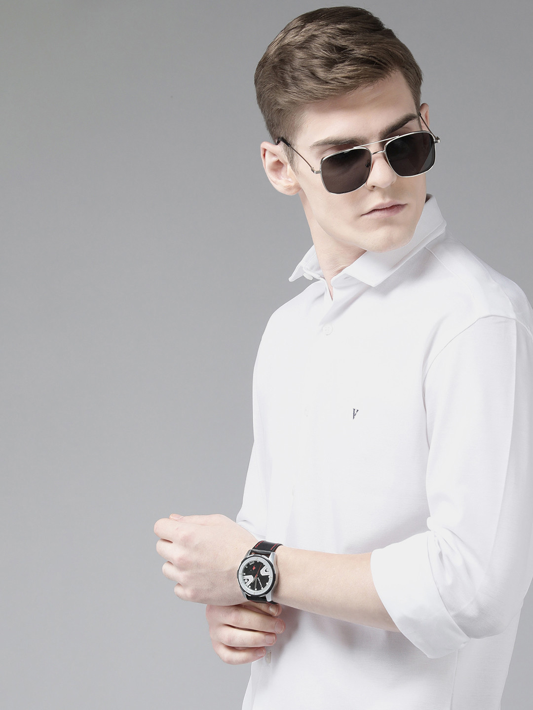 

Van Heusen Sport Men Slim Fit Opaque Casual Shirt, White