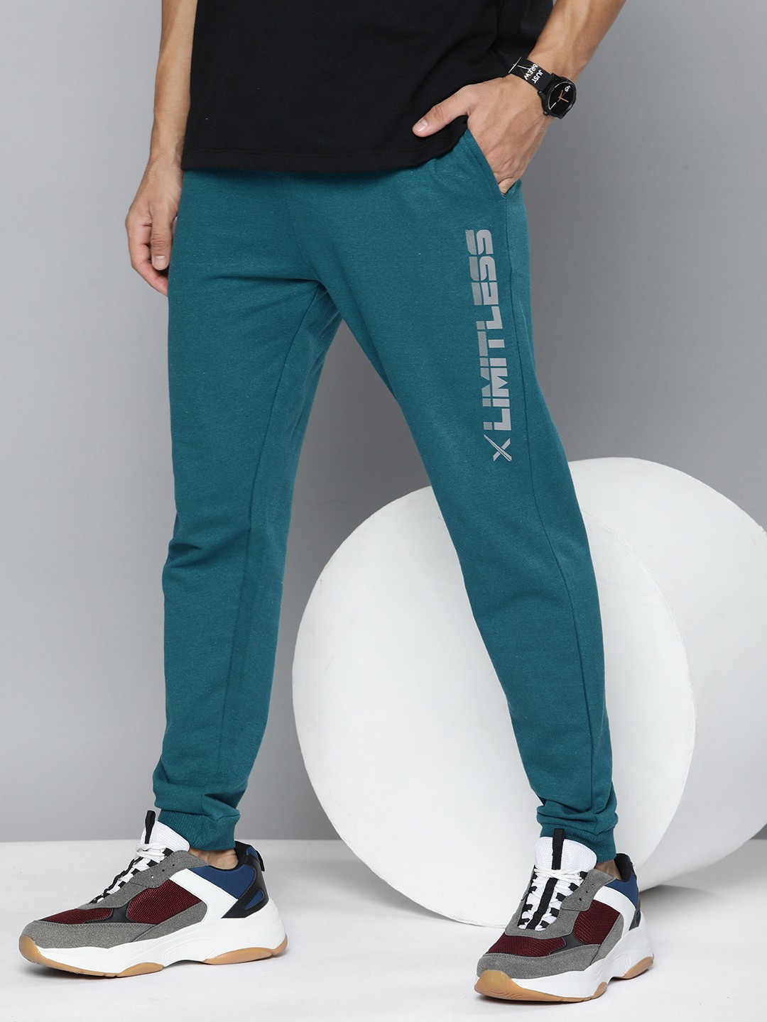 

HRX by Hrithik Roshan Men Solid Track Pants, Blue