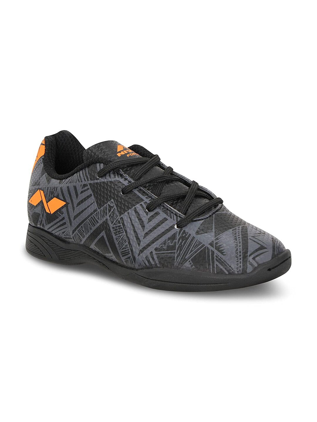 

NIVIA Men Force Futsal Non-Marking Football Shoes, Black
