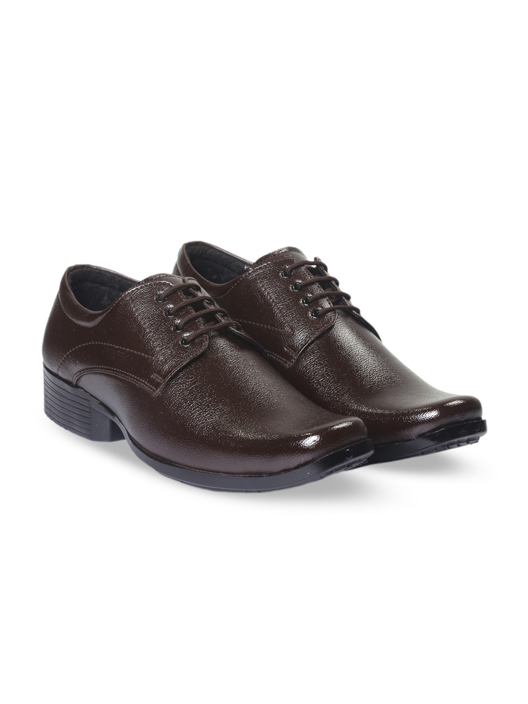 

Bxxy Men Textured Formal Derbys, Brown