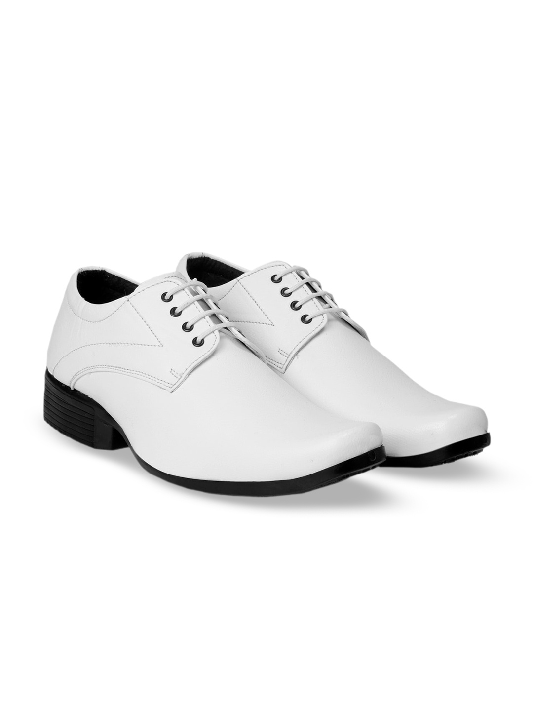 

Bxxy Men Textured Formal Derbys, White