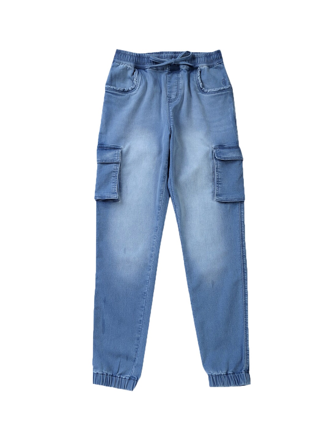 

Gini and Jony Boys Mid Rise Clean Look Light Fade Cotton Jeans, Blue