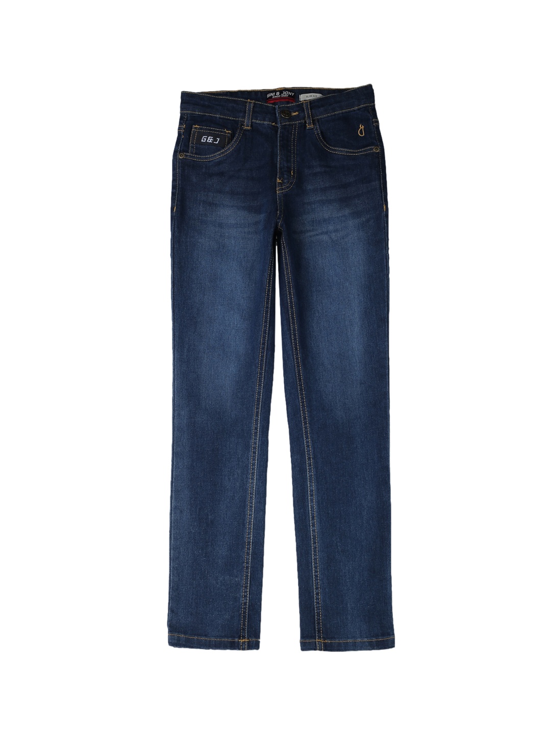 

Gini and Jony Boys Mid-Rise Light Fade Jeans, Blue