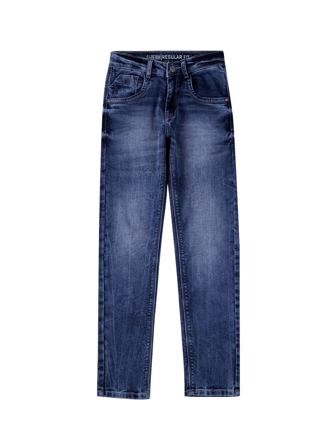 

Gini and Jony Boys Mid-Rise Heavy Fade Jeans, Blue