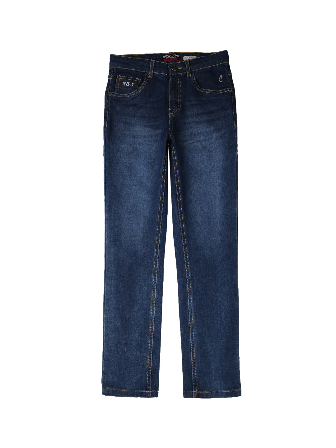 

Gini and Jony Boys Mid-Rise Light Fade Jeans, Blue