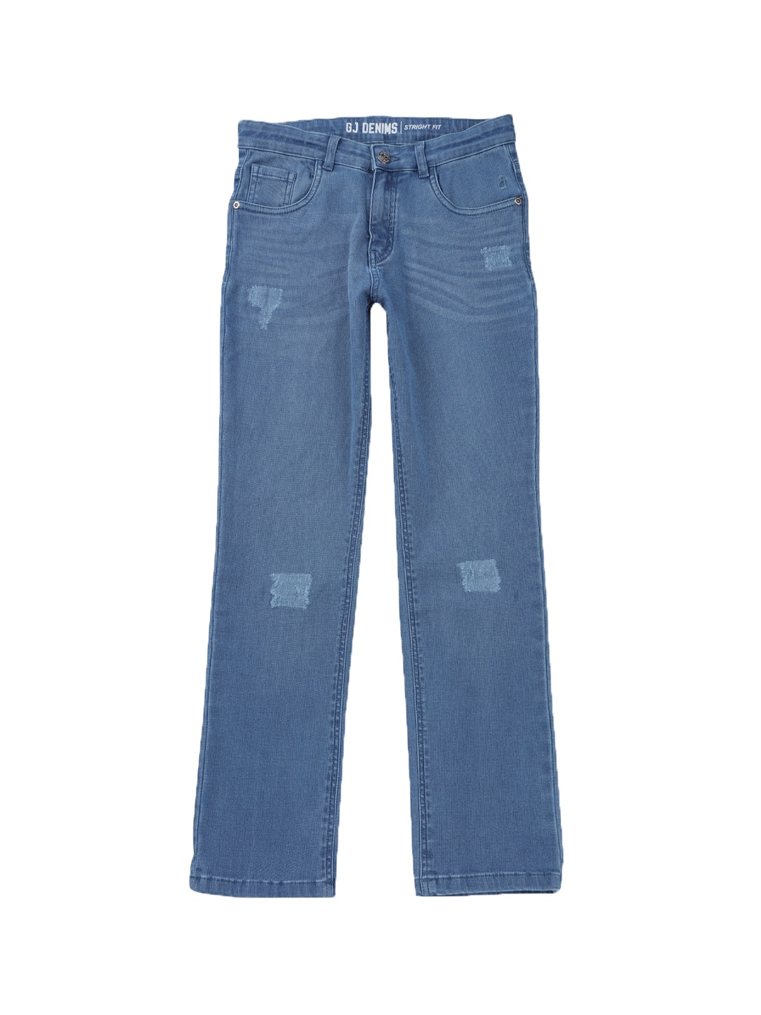 

Gini and Jony Boys Mid Rise Low Distress Denim Jeans, Blue