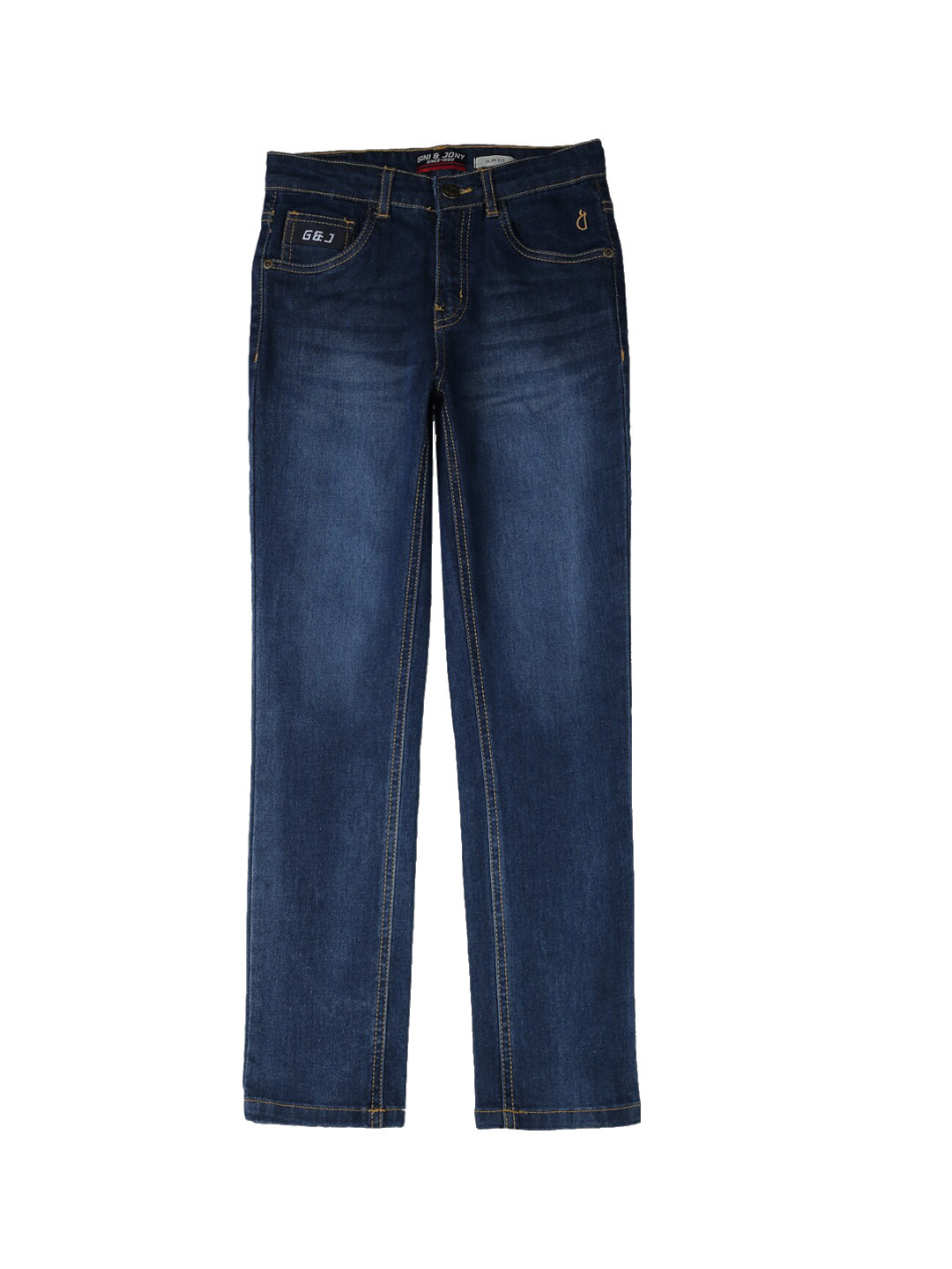 

Gini and Jony Boys Mid-Rise Heavy Fade Denim Jeans, Blue
