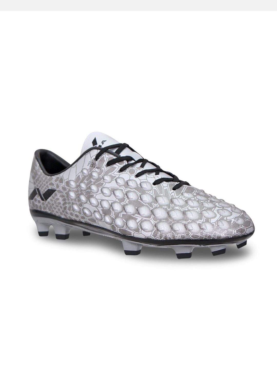 

NIVIA Men Reptile Football Shoes, Silver