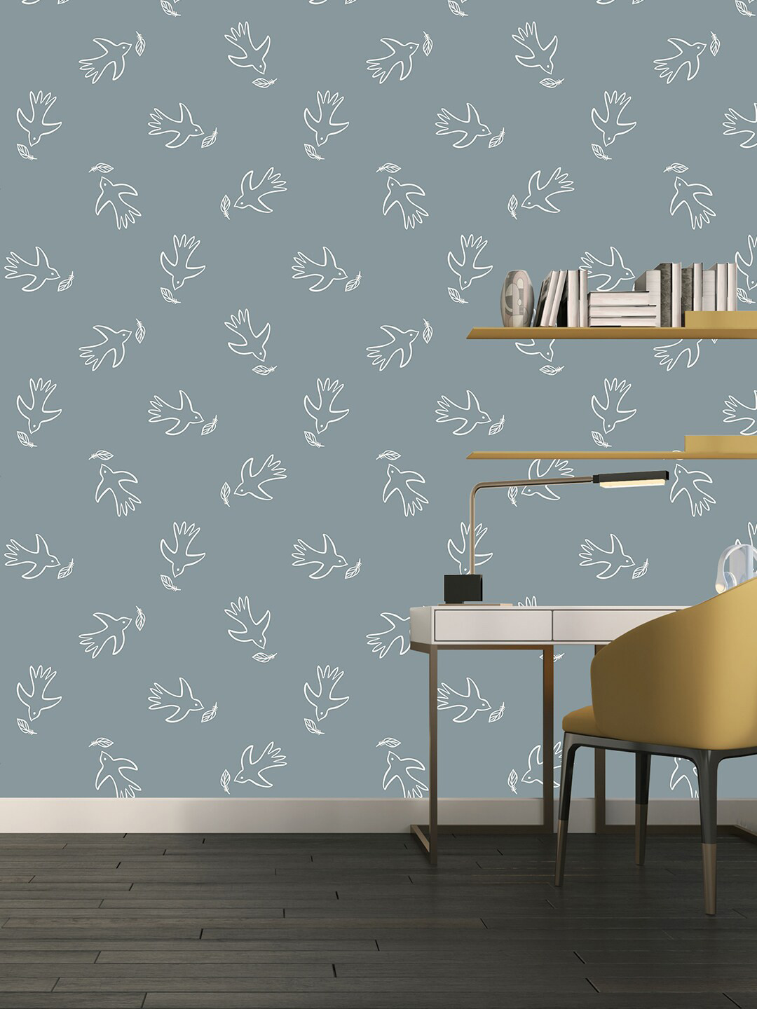 

PAPER PLANE DESIGN Grey & White Printed Wallpaper