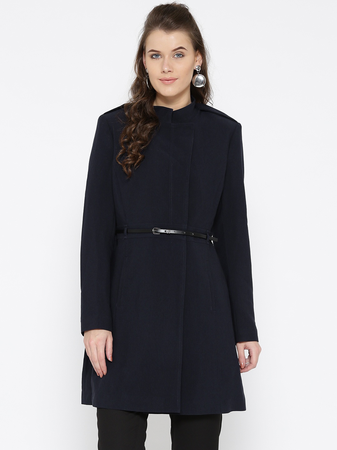 

U.S. Polo Assn. Women Navy Blue Longline Coat