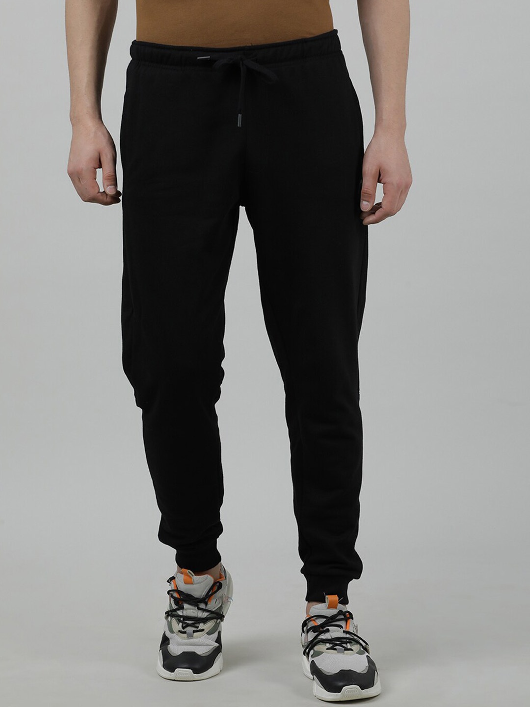 

Head Men Slim Fit Mid-Rise Joggers, Black