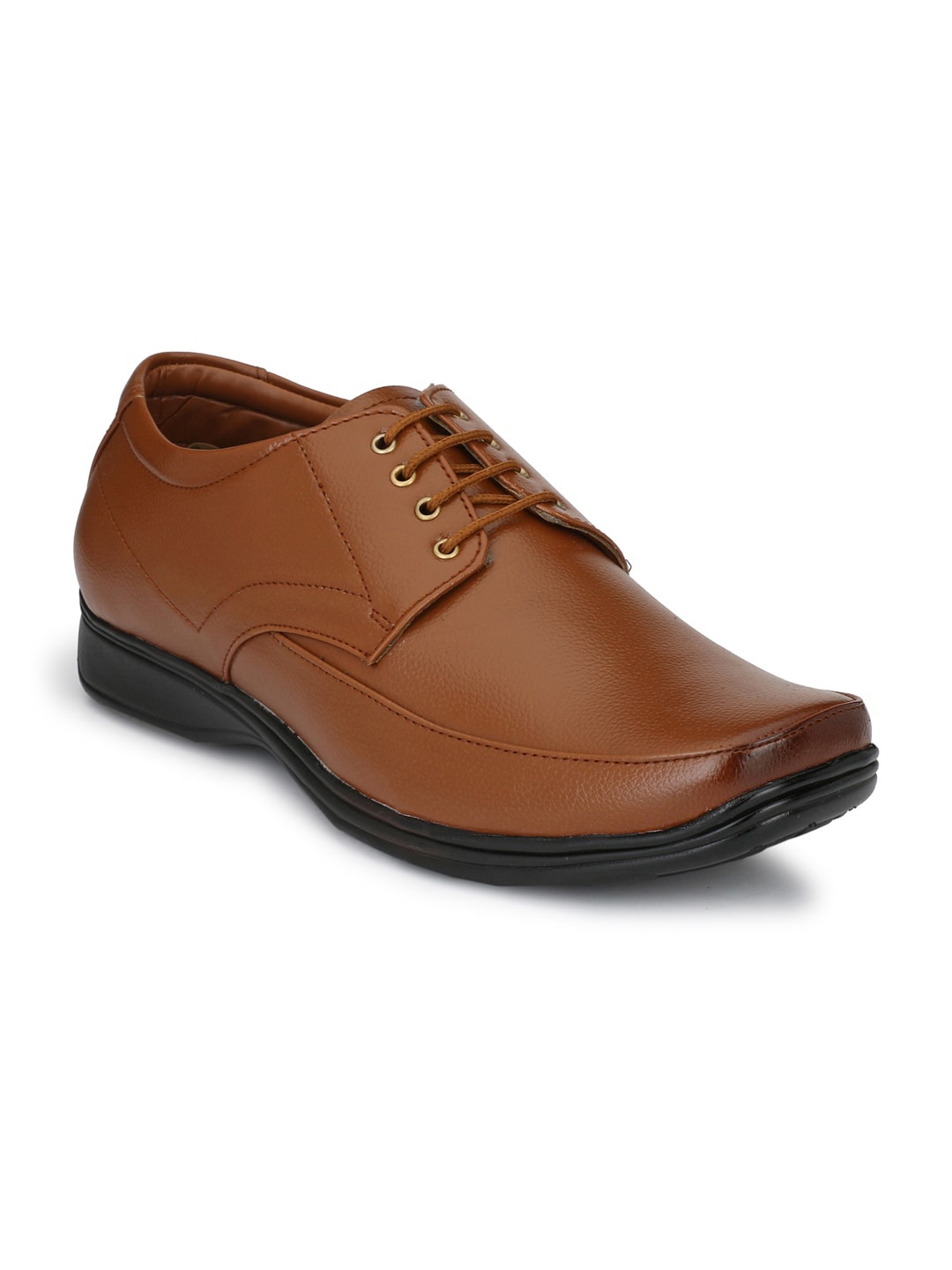 

Provogue Men Textured Formal Derbys, Tan