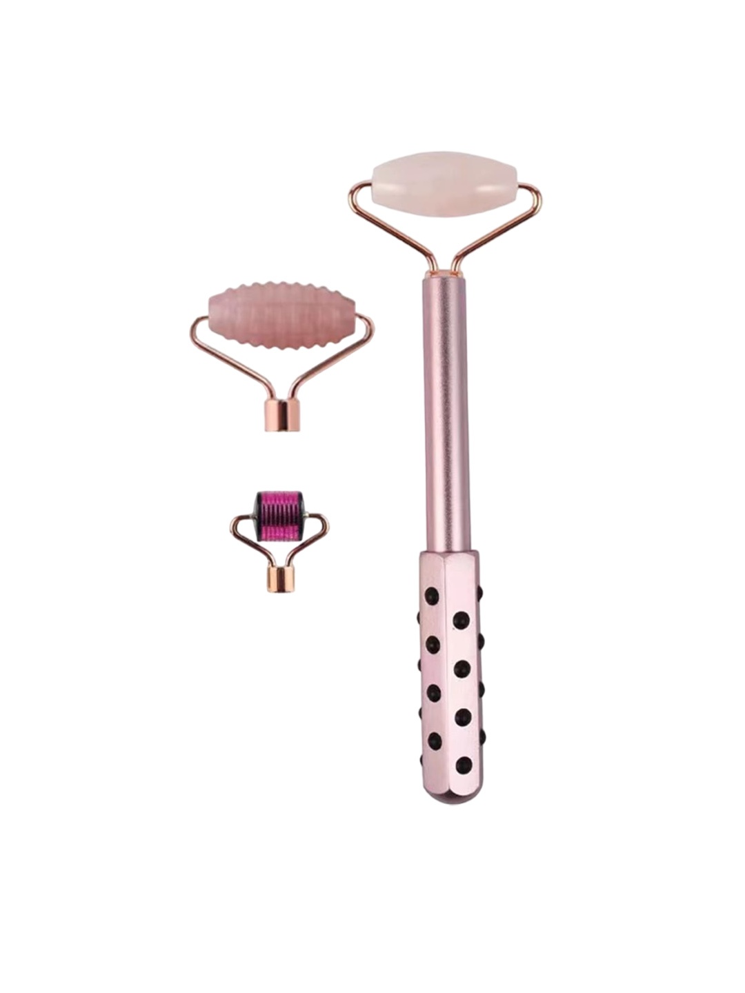 

Arzari 3-in-1 Facial Roller - Pink