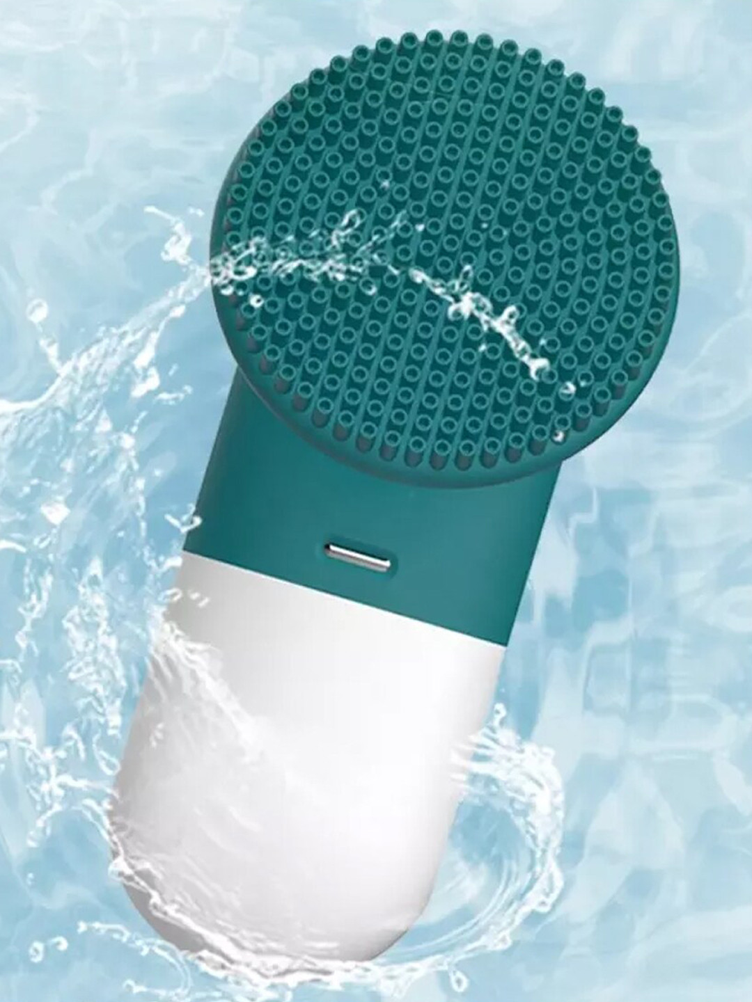 

Arzari Silicone Facial Cleansing Brush, Green