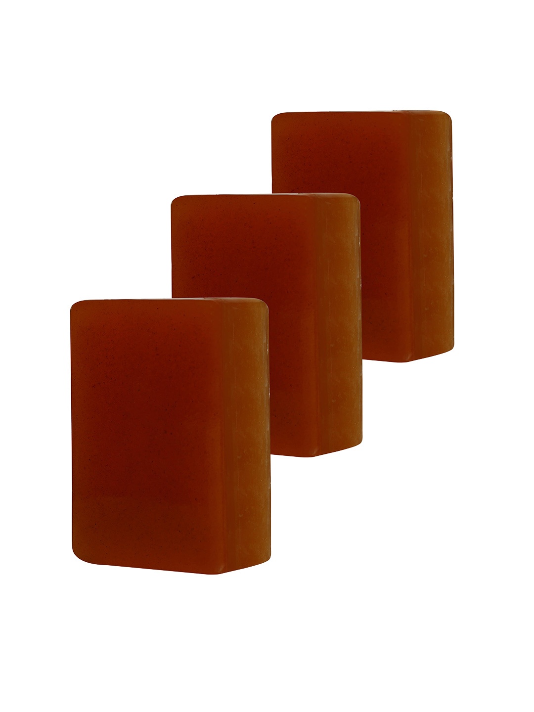 

Roohbelle Set Of 3 Aromatherapy Organic Natural Sandalwood Bar Soap - 125g Each, Brown
