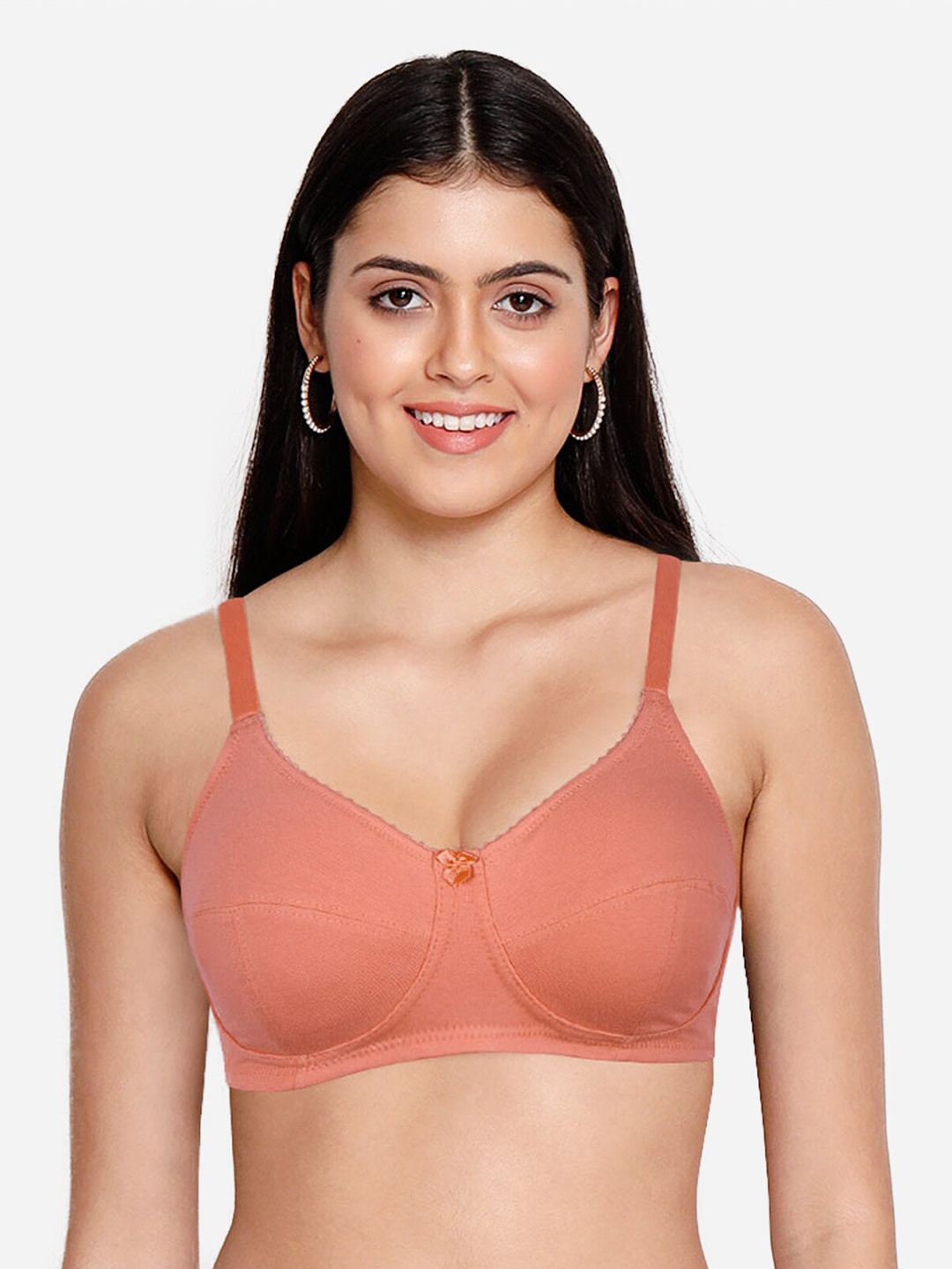 

Susie Non-Wired All Day Comfort Medium Coverage Cotton Everyday Bra, Pink