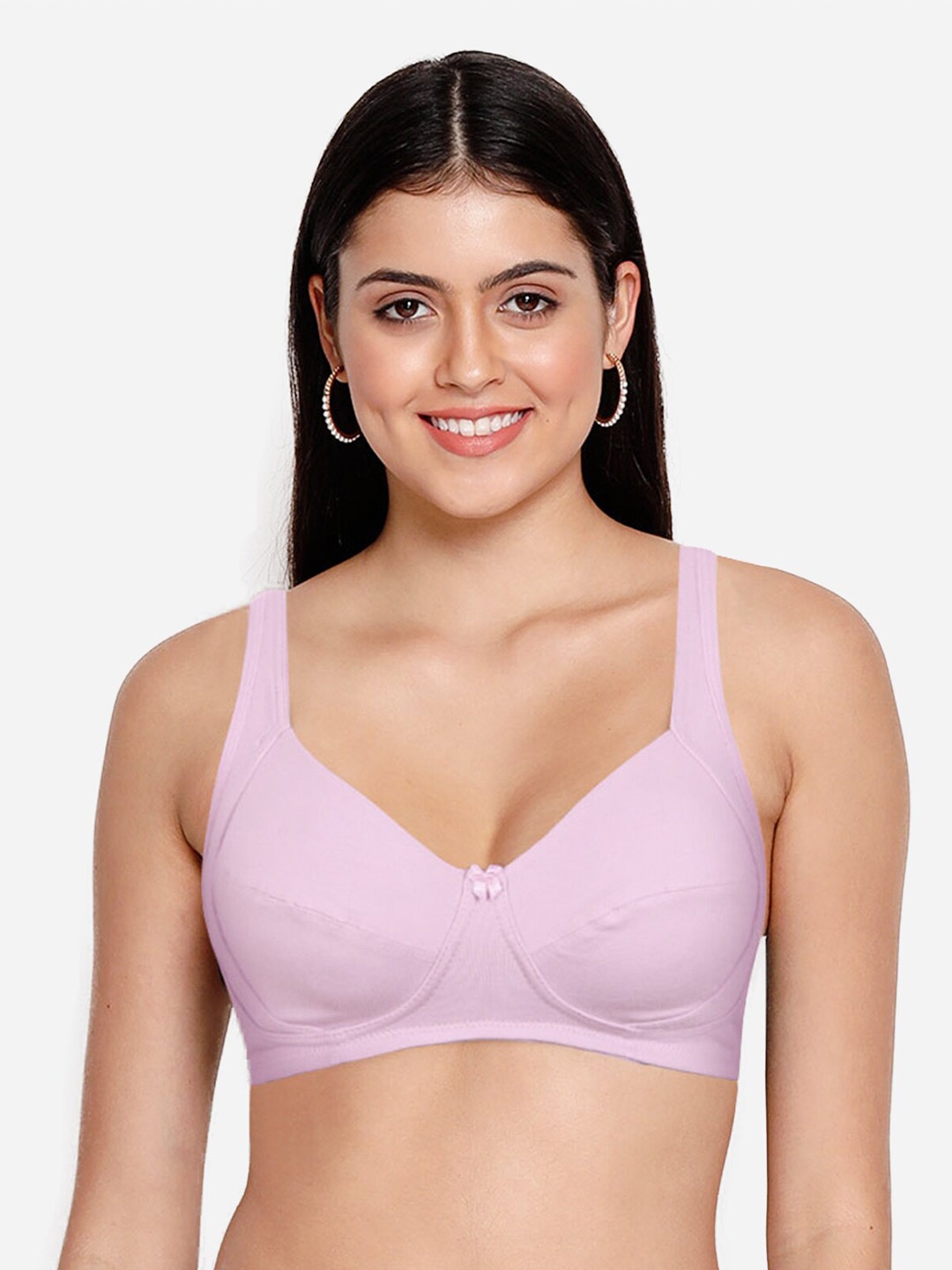 

Susie Non Padded Medium Coverage All Day Comfort Cotton Everyday Bra, Lavender
