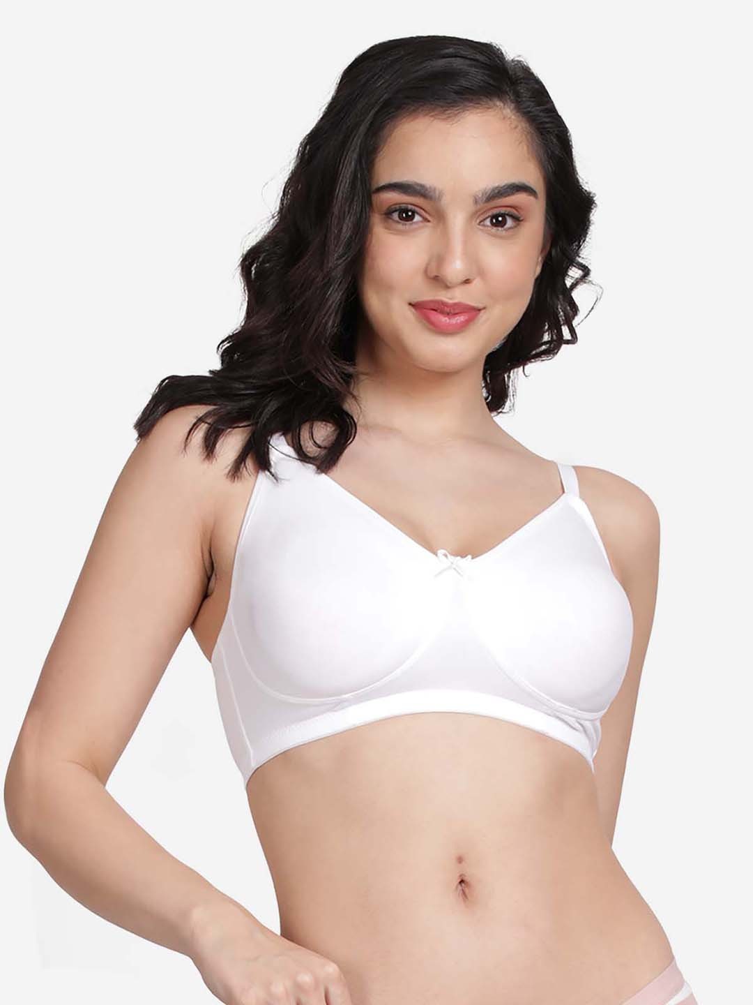 

Susie Non Padded Cotton All Day Comfort Non-Wired T-shirt Bra, White