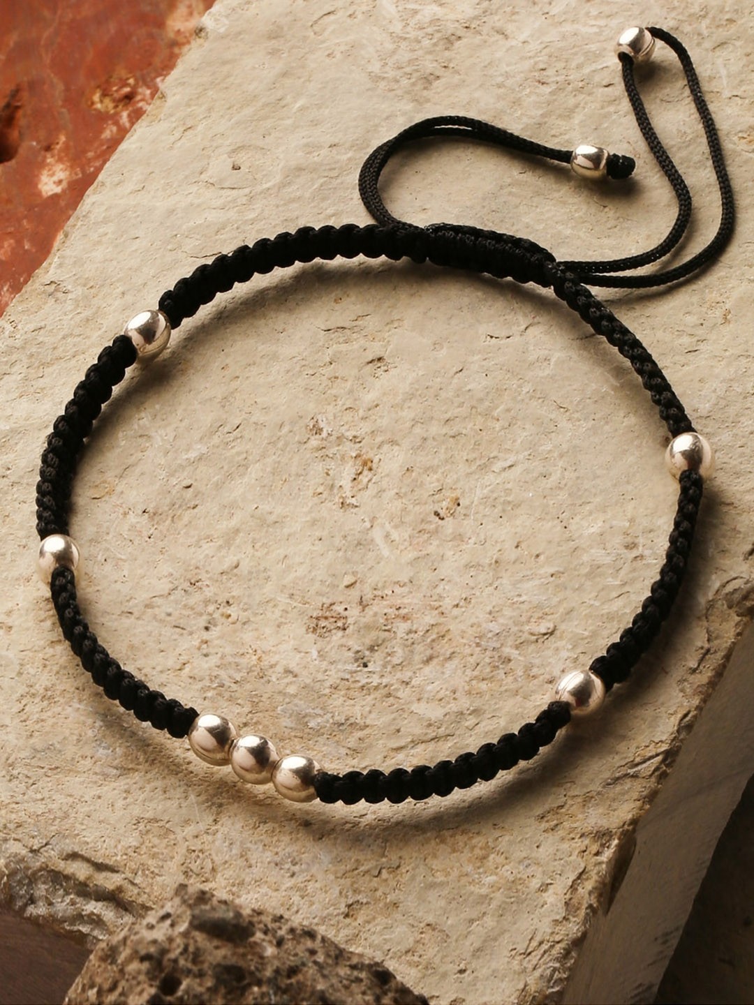 

ahilya 92.5 Sterling Silver Adjustable Anklet