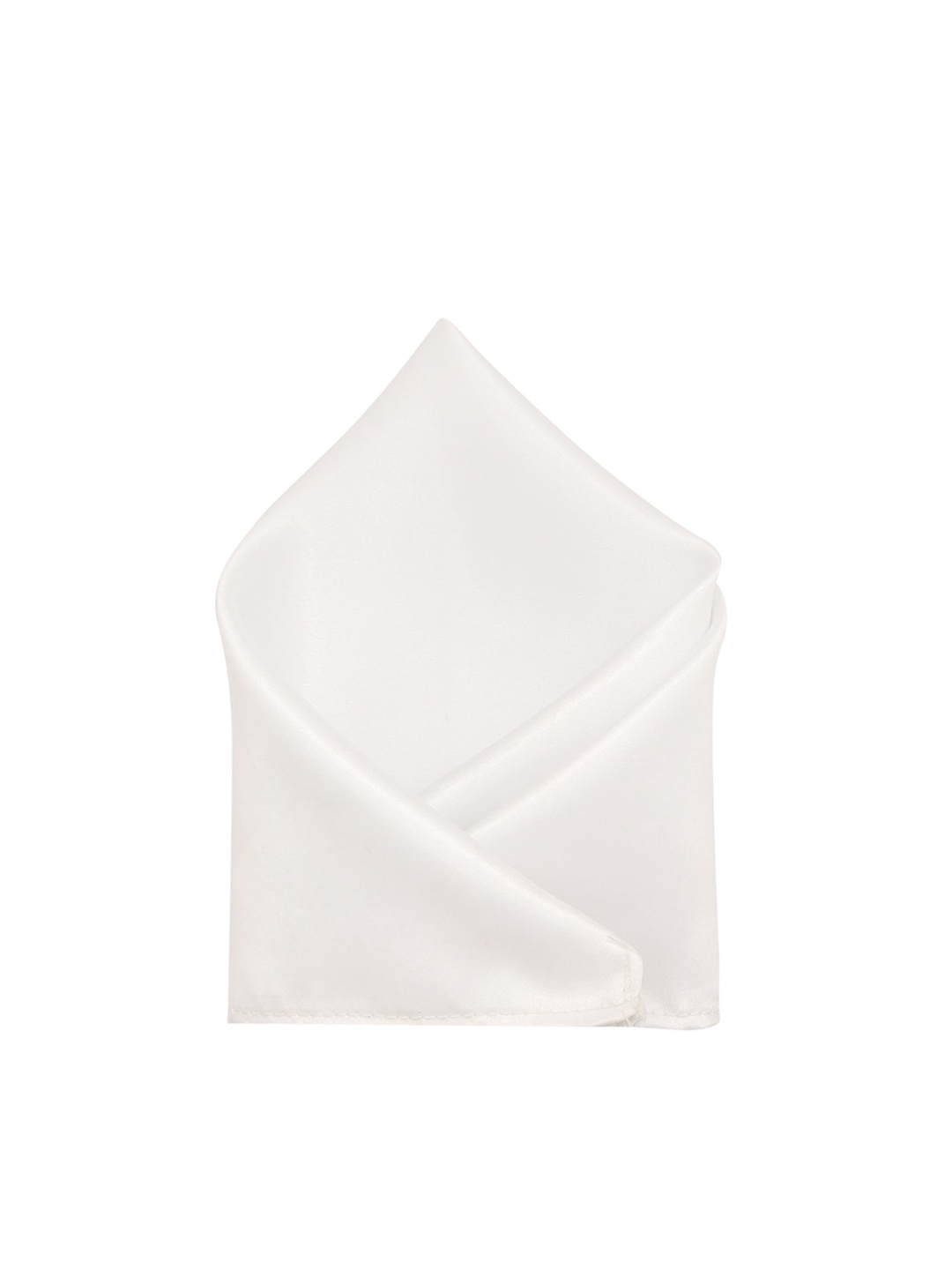 

Blacksmith Men Satin Pocket Square, White