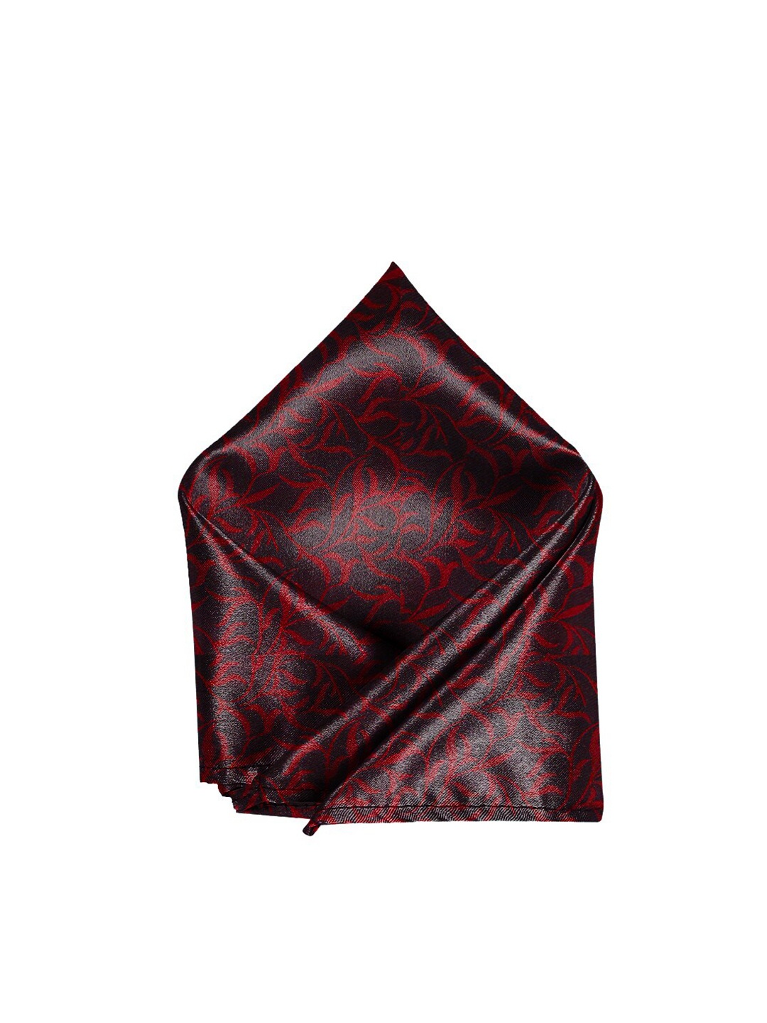 

Blacksmith Men Printed Satin Pocket Square, Black
