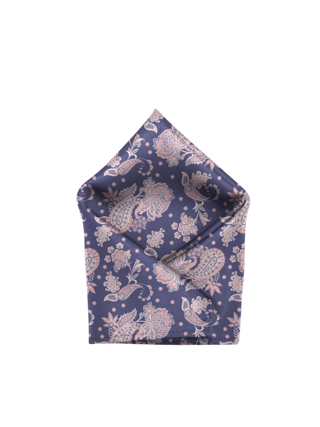 

Blacksmith Men Paisley Printed Satin Pocket Square, Purple