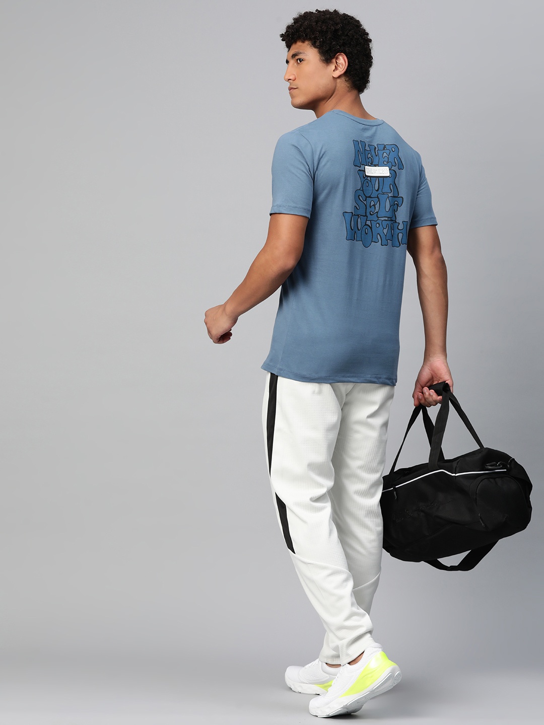 

Alcis Typography Printed T-shirt, Blue