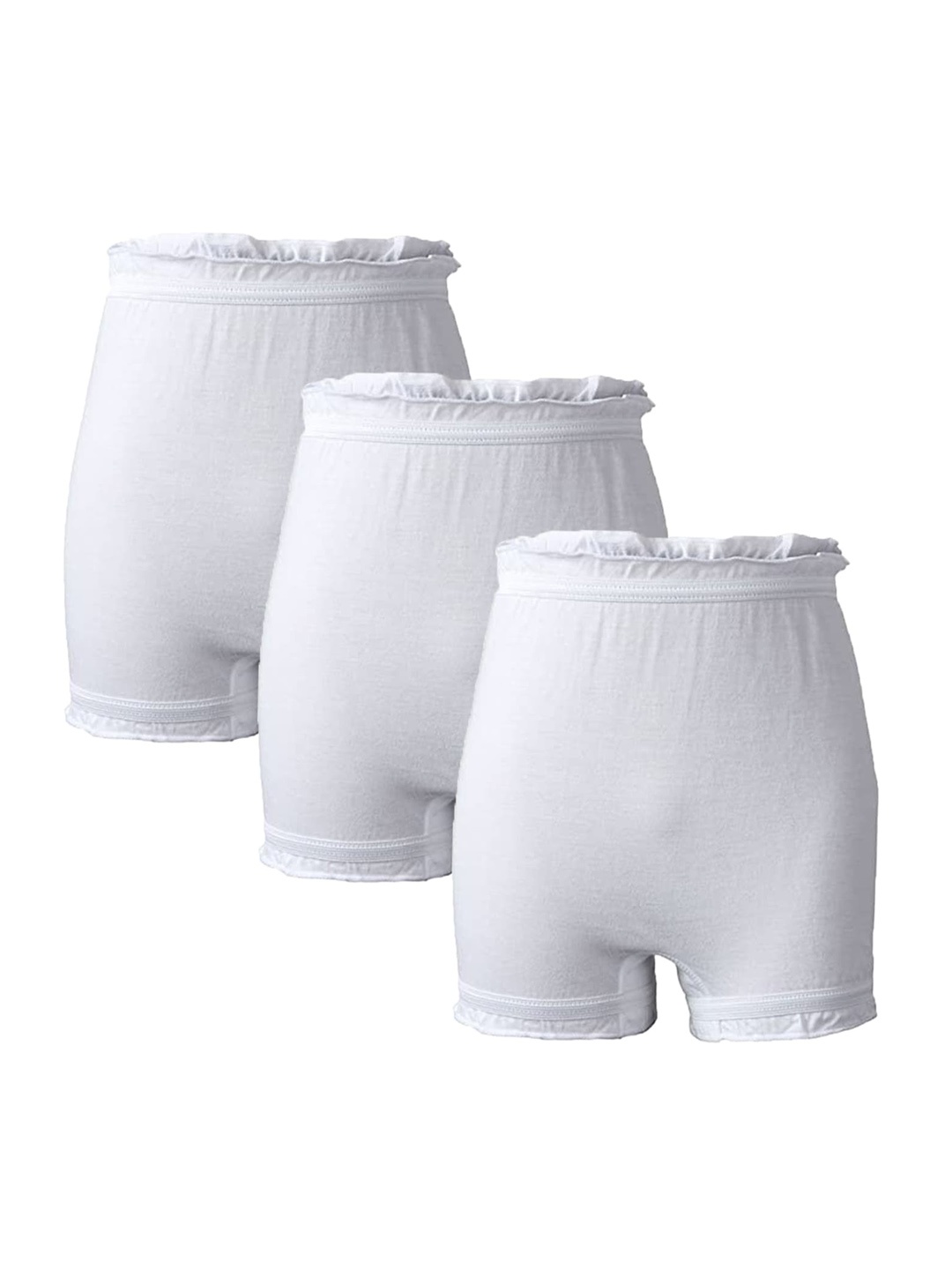 

Bodycare Kids Pack Of 3 Pure Cotton Cotton Boy Shorts Briefs, White