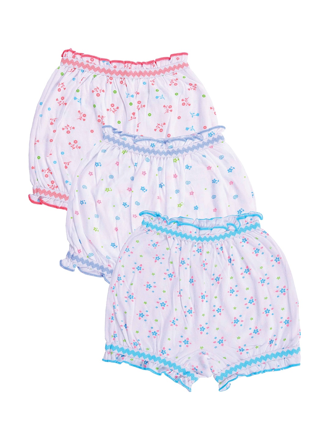 

Bodycare Kids Pack of 3 Assorted Floral Printed Pure Cotton Boy Shorts Briefs