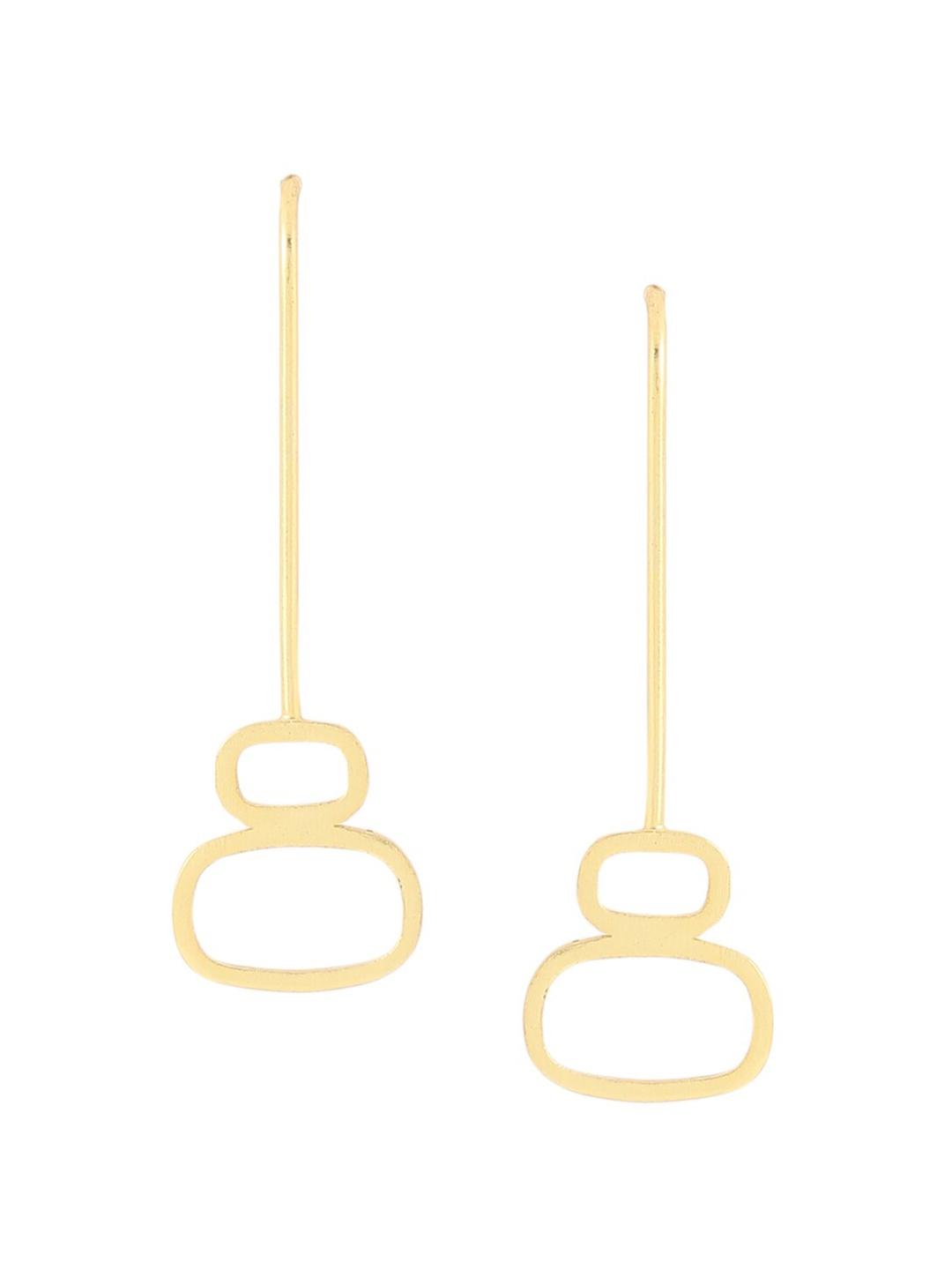 

Mitali Jain Gold-Plated Classic Drop Earrings