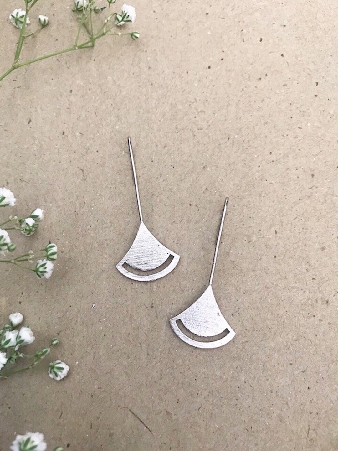 

Mitali Jain Silver-Plated Classic Drop Earrings