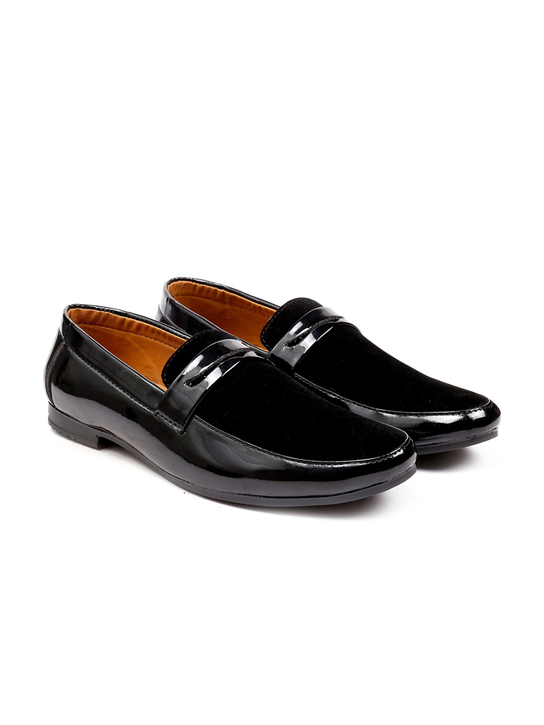 

Bxxy Men Lightweight Penny Loafers, Black
