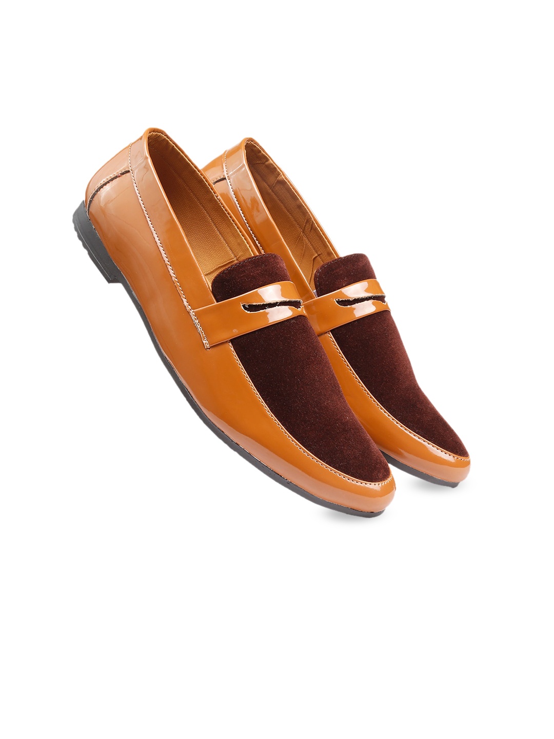 

Bxxy Men Lightweight Penny Loafers, Tan