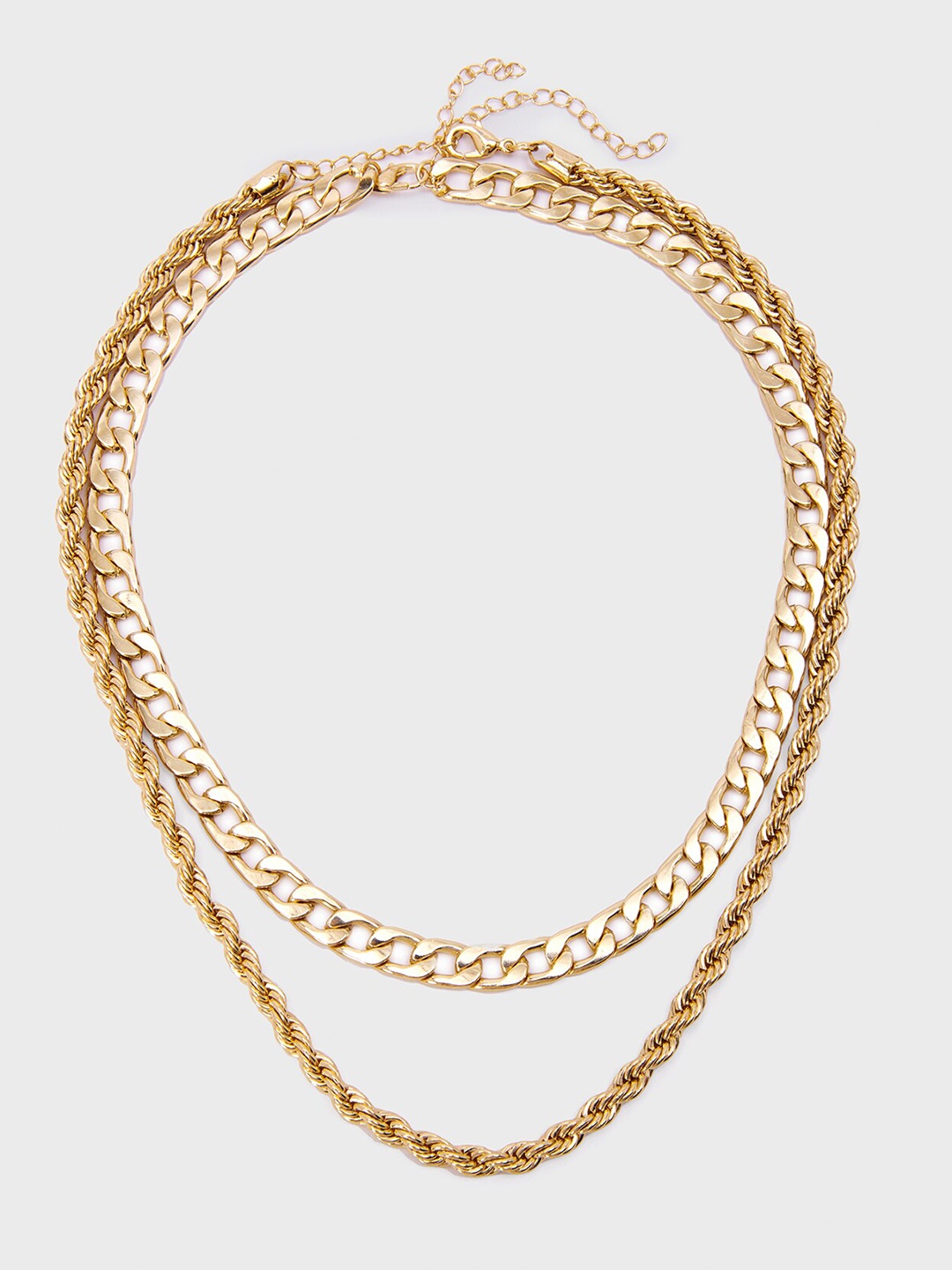 

20Dresses Pack Of 2 Chainlink Necklace, Gold