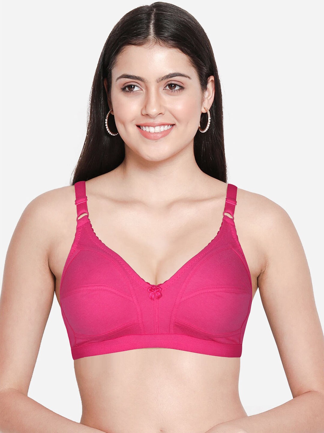

shyaway Non Padded Full Coverage All Day Comfort Everyday Bra, Pink