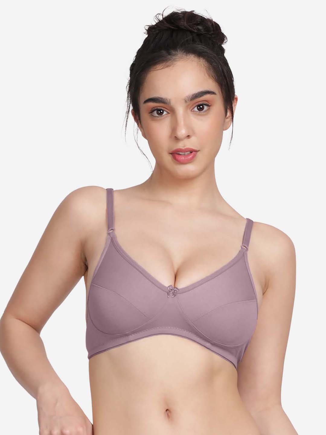 

shyaway Non-Wired All Day Comfort Medium Coverage Everyday Bra, Purple